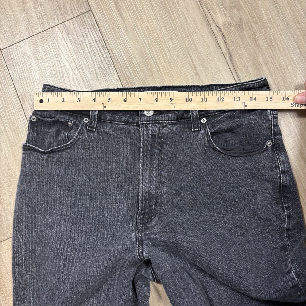 Abercrombie & Fitch Women's Black Jeans Curve Love The Mom High Rise Size 29/8 S - Picture 5 of 8